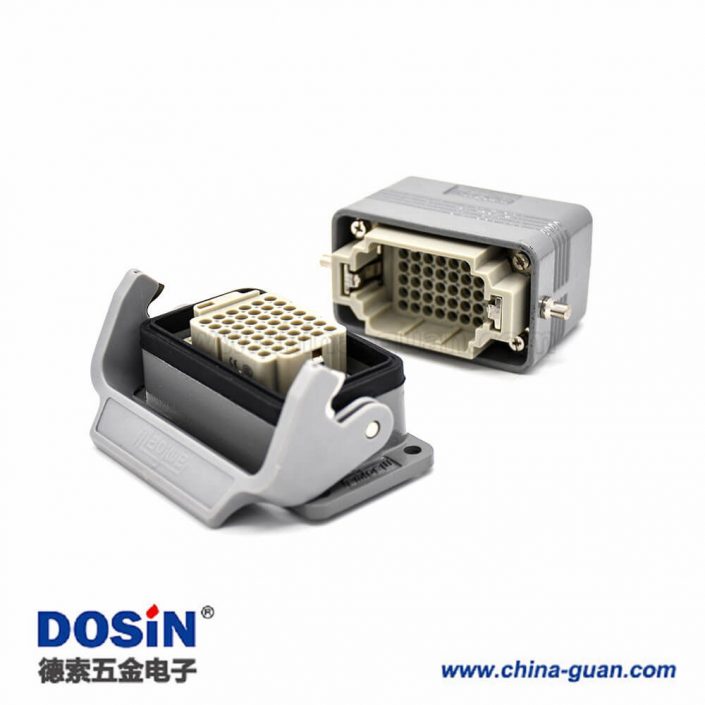 矩形防水連接器H10B不帶針公頭42芯公母對(duì)接螺紋PG16開(kāi)孔安裝斜出口重載連接器矩形防水連接器H10B不帶針公頭42芯公母對(duì)接螺紋PG16開(kāi)孔安裝斜出口重載連接器