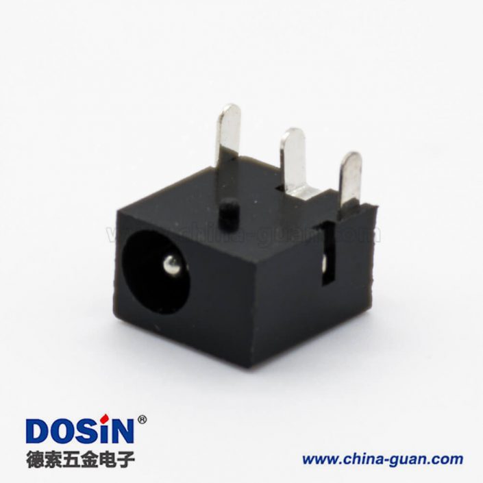 立式DC插座公不帶屏蔽插孔貼片焊接3.8*1.5彎式電源連接器 立式DC插座公不帶屏蔽插孔貼片焊接3.8*1.5彎式電源連接器