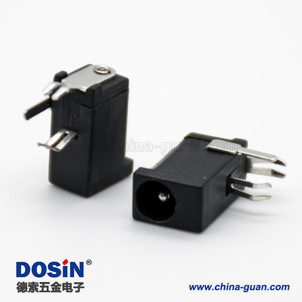 電源接口插座公插孔貼片焊接彎式不帶屏蔽5.5*2.0毫米DC連接器 電源接口插座公插孔貼片焊接彎式不帶屏蔽5.5*2.0毫米DC連接器