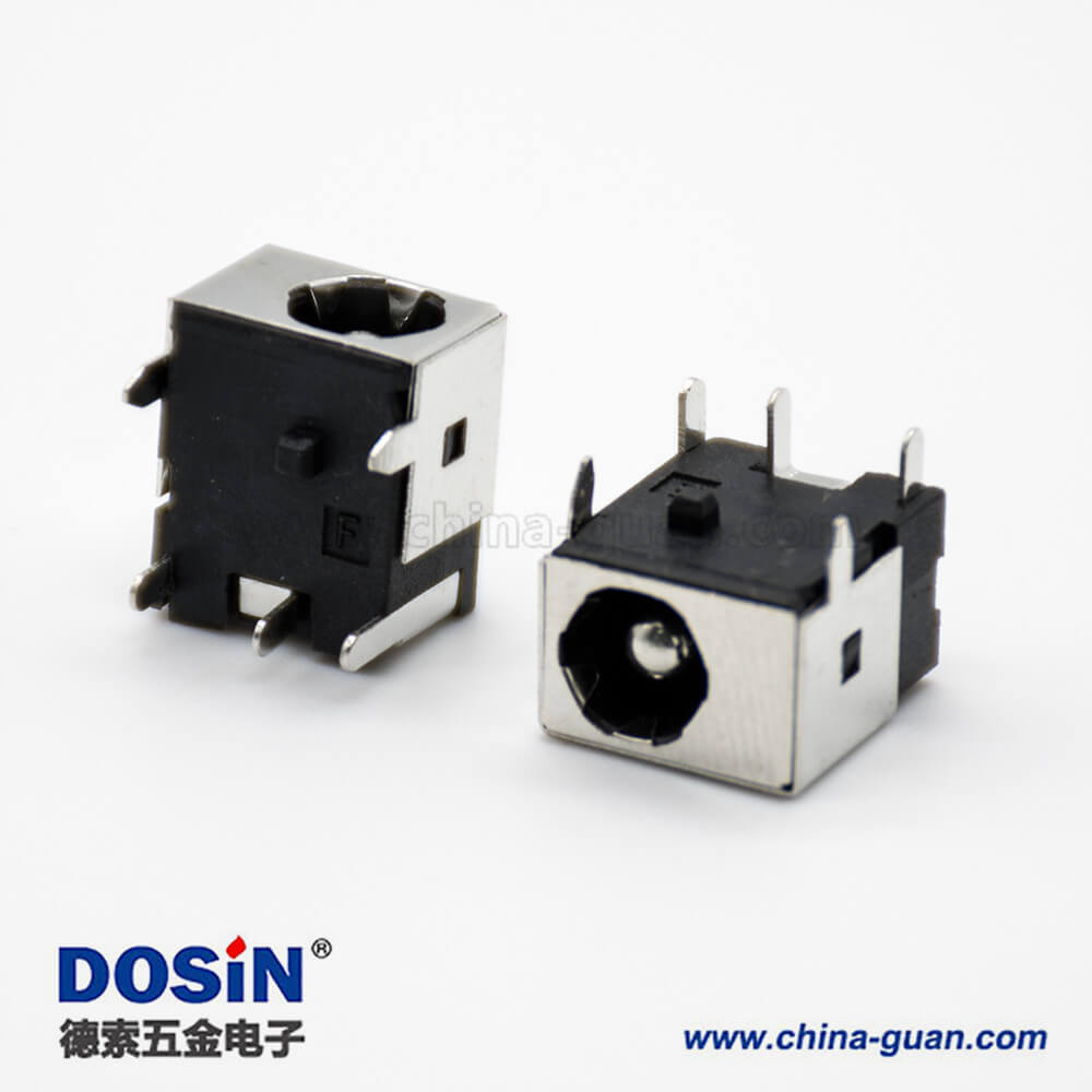 金屬DC插座公直式插孔貼片焊接5.5*2.1毫米帶屏蔽電源連接器 金屬DC插座公直式插孔貼片焊接5.5*2.1毫米帶屏蔽電源連接器