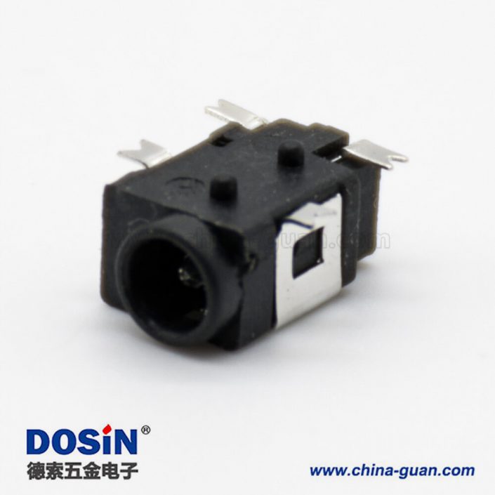 DC插座貼片母不帶屏蔽貼板貼片焊接水平3.6*1.3毫米電源連接器