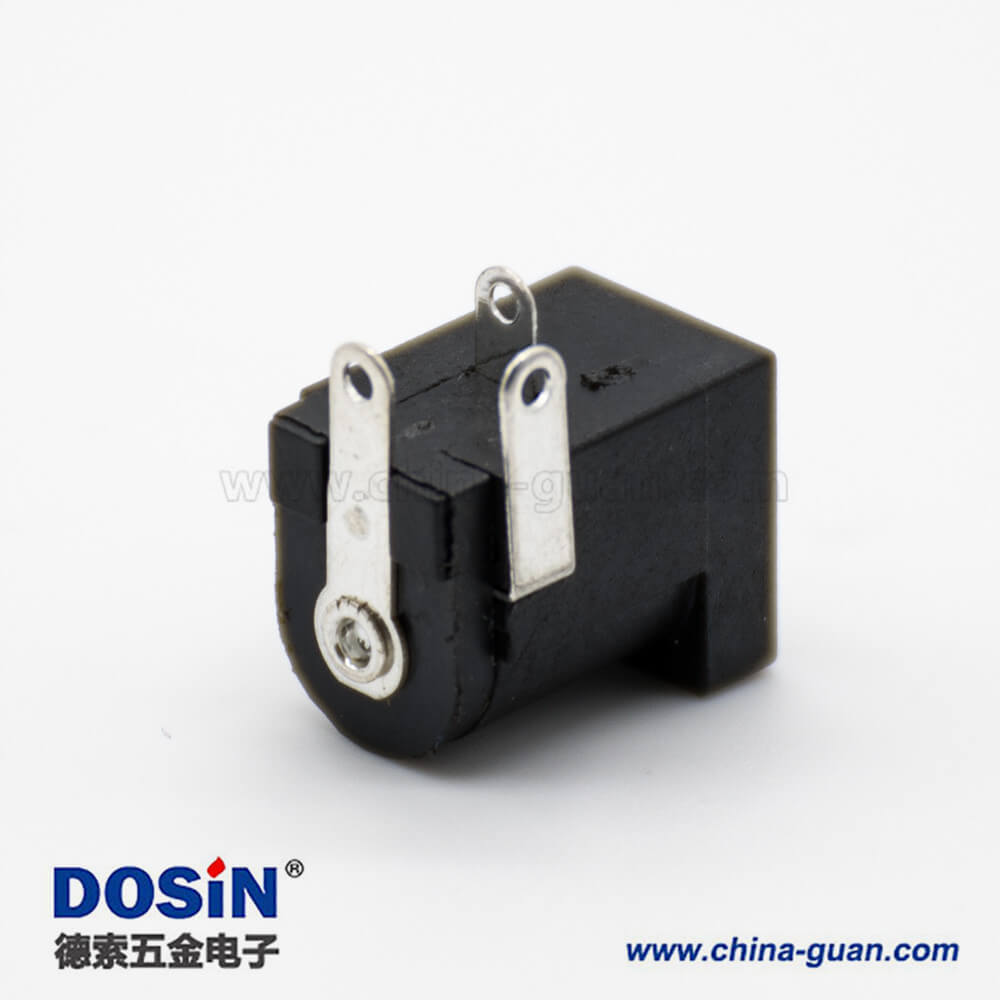 DC直流電源插座公2.0*6.4彎式插孔貼片焊接不帶屏蔽連接器 DC直流電源插座公2.0*6.4彎式插孔貼片焊接不帶屏蔽連接器