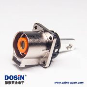 高壓連接器插座電流200A金屬單芯直式互鎖連接器