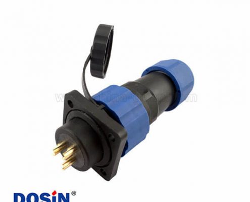 LED戶外連接器 SP17 6芯塑料防水航空插頭插座