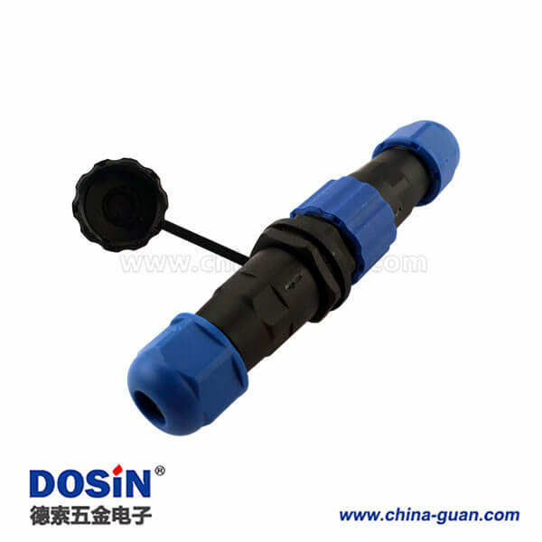 防水連接器SP13 4芯 IP68 對接式