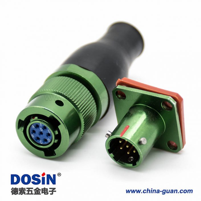 圓形電連接器Y50EX卡口連接母插頭焊接公插座焊杯7芯直式四孔法蘭公母對(duì)接一套 圓形電連接器Y50EX卡口連接母插頭焊接公插座焊杯7芯直式四孔法蘭公母對(duì)接一套