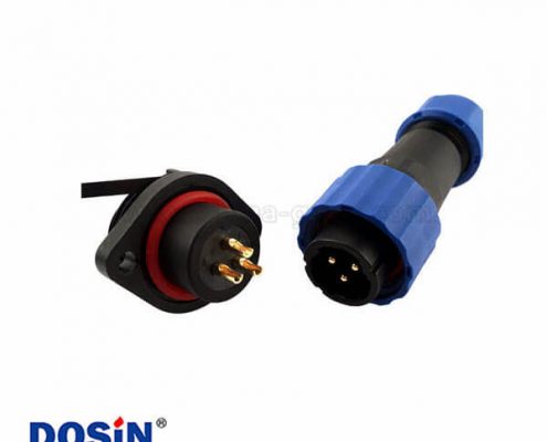 SP17防水航空插頭3芯連接器