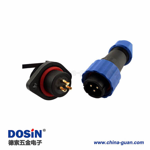 SP17防水航空插頭3芯連接器