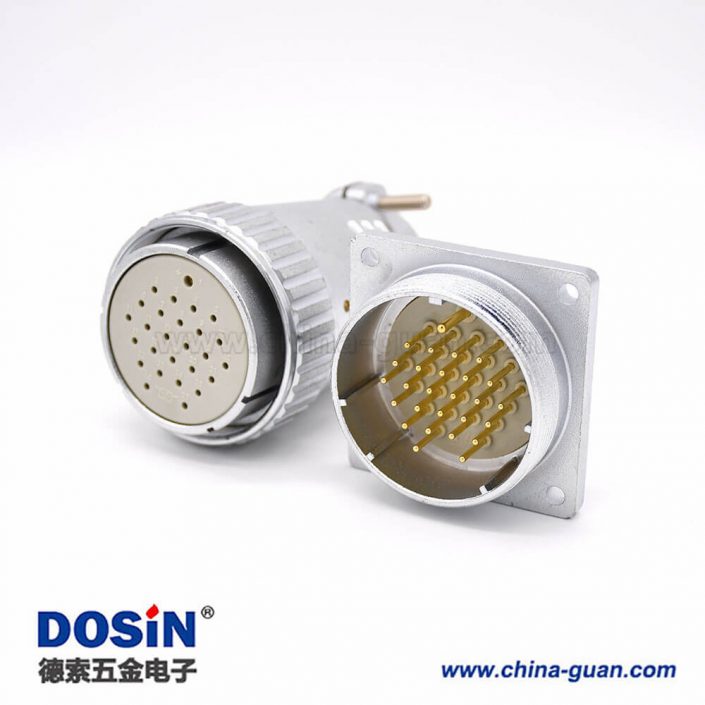 母頭插頭P48 27芯公插座直式一對(duì)連接器