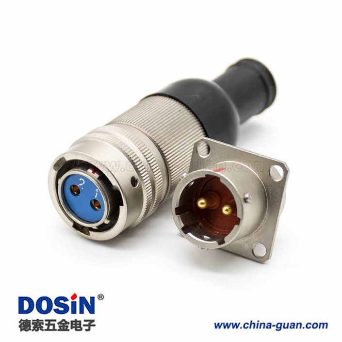 Y50DX連接器母插頭&公插座直式卡口連接面板安裝焊杯接線鋁合金 Y50DX連接器母插頭&公插座直式卡口連接面板安裝焊杯接線鋁合金