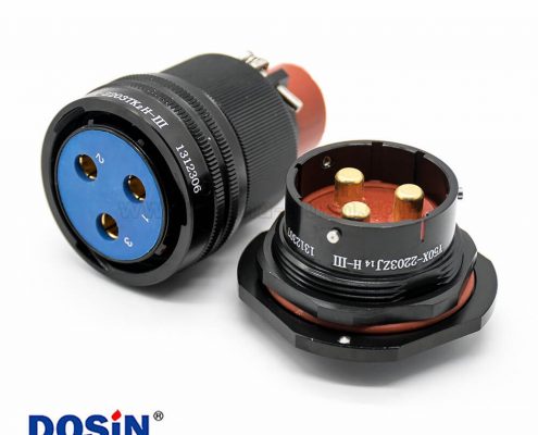 Y50X連接器22殼體號(hào)卡口連接插頭&插座3芯公母對(duì)接面板安裝焊杯直式黑色陽(yáng)極化