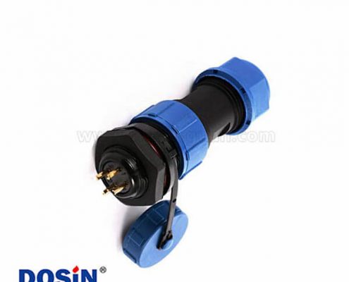 防水航空插頭連接器 SP17 4芯電線線纜公母快速對接