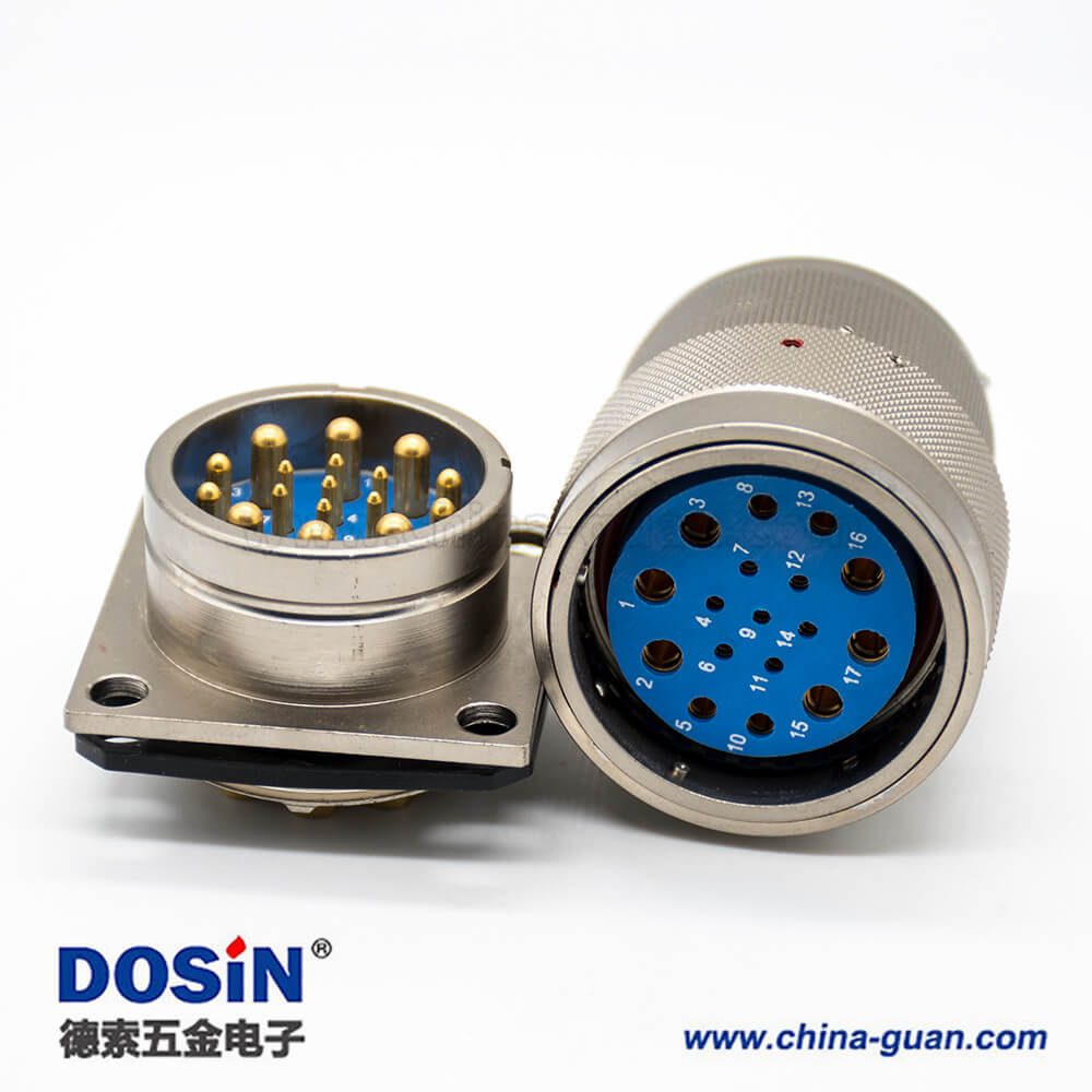 17芯連接器4孔法蘭Y27G插頭&插座直式卡口連接工防黃銅焊杯接線電纜式公母對(duì)接 17芯連接器4孔法蘭Y27G插頭&插座直式卡口連接工防黃銅焊杯接線電纜式公母對(duì)接