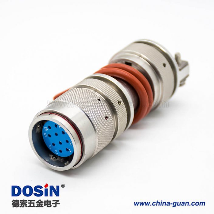 10芯母插頭Y27F電纜式卡口連接直式工防黃銅焊杯連接器10芯母插頭Y27F電纜式卡口連接直式工防黃銅焊杯連接器