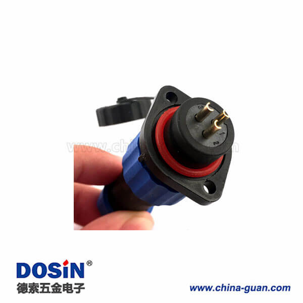 7芯塑料防水接頭替代威浦SP17連接器