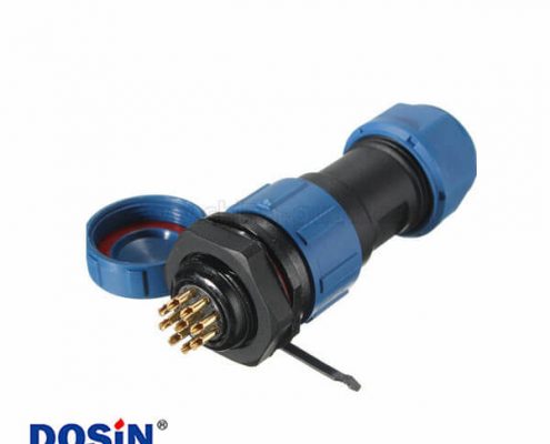 SP17 9芯 IP68防水航空插頭插座連接器