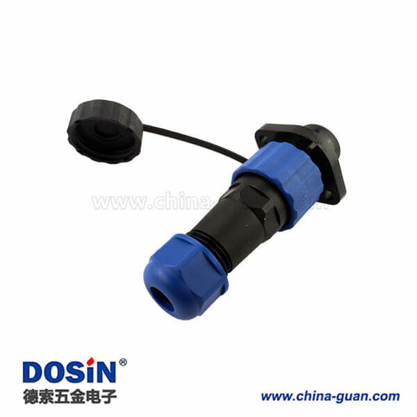 SP17大電流連接器IP68 5A 10A 9芯連接器