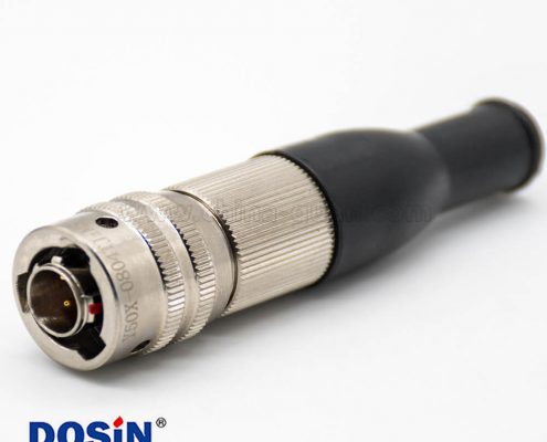 Y50X航空插頭連接器公頭卡口連接接線焊接08殼體直式化學(xué)鍍光亮鎳