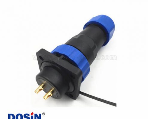 SP17圓形航空插頭插座 2芯防水連接器