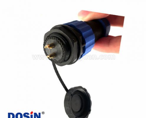 IP68防水航空連接器SP21 2芯插頭插座