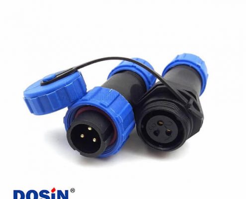 SP17 3芯 IP68防水航空插頭插座 連接器 對接