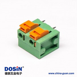 免螺絲接線(xiàn)端子穿孔彈簧式4芯綠色接線(xiàn)連接器