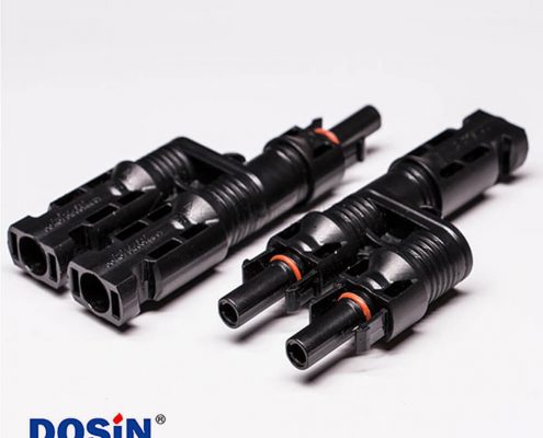 Mc4連接器三通一出二型分支接插件一套防水