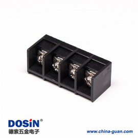 30a柵欄式接線端子半包圍式不帶針黑色端子連接器接線