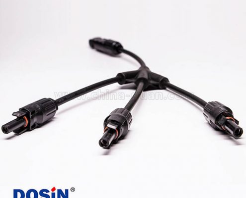 Mc4太陽(yáng)能分支線，3轉(zhuǎn)1帶線Mc4 Y型四通