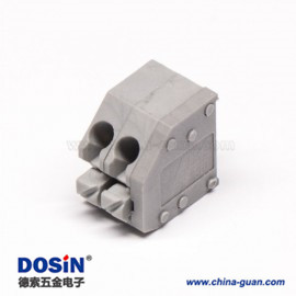 PCB接線(xiàn)端子 彈簧式直式插板灰色接線(xiàn)端子連接器