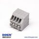 端子接線4孔4芯灰色接線穿孔直式彈簧式接線端子