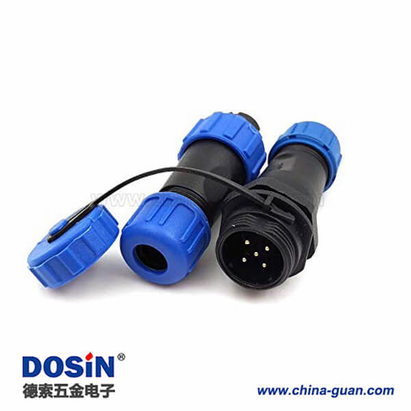 SP17 5芯防水圓形航空插頭替代weipu威浦5芯連接器