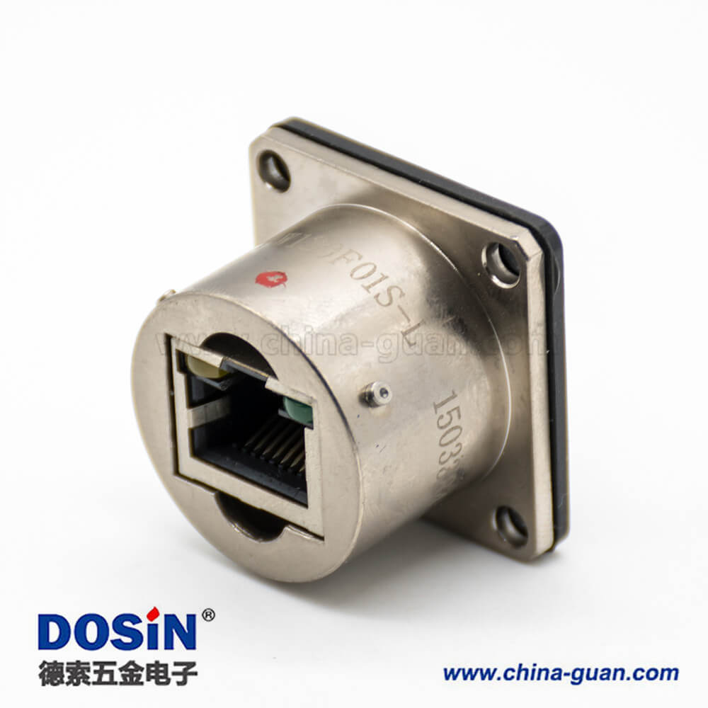 YW圓形RJ-45內(nèi)置接口卡口連接公母對接插頭接線焊接插座面板安裝焊接4孔法蘭直式連接器 YW圓形RJ-45內(nèi)置接口卡口連接公母對接插頭接線焊接插座面板安裝焊接4孔法蘭直式連接器