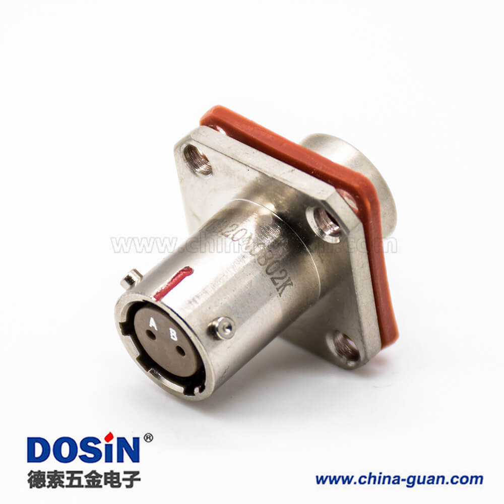 YGD系列電連接器08殼體2芯卡口連接接線插座焊杯4孔法蘭插頭焊接直式鋁合金 YGD系列電連接器08殼體2芯卡口連接接線插座焊杯4孔法蘭插頭焊接直式鋁合金