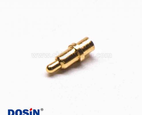 Pogo Pin電池針異形系列單芯黃銅插件式鍍金彈簧針