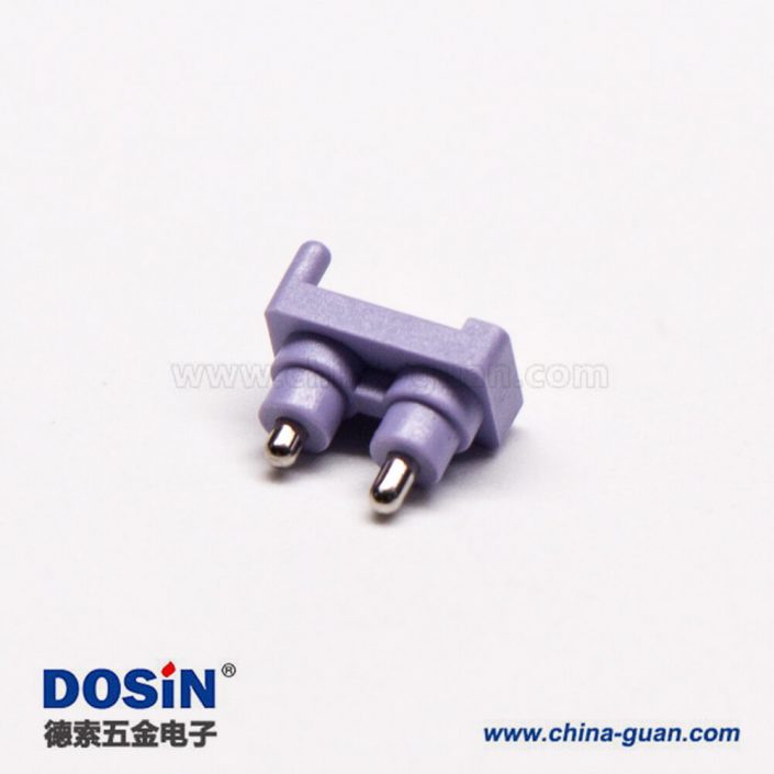 彈簧定位針多Pin單頭2芯單排側(cè)放式3.5MM間距普通PogoPin連接器