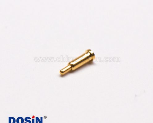 Pogo Pin頂針異形系列焊接鍍金R型單芯連接器