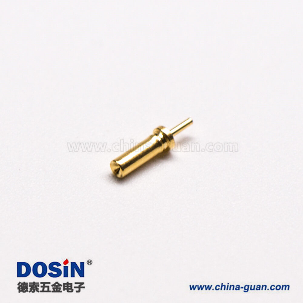 單頭Pogo Pin異形系列T型鍍金黃銅連接器 單頭Pogo Pin異形系列T型鍍金黃銅連接器