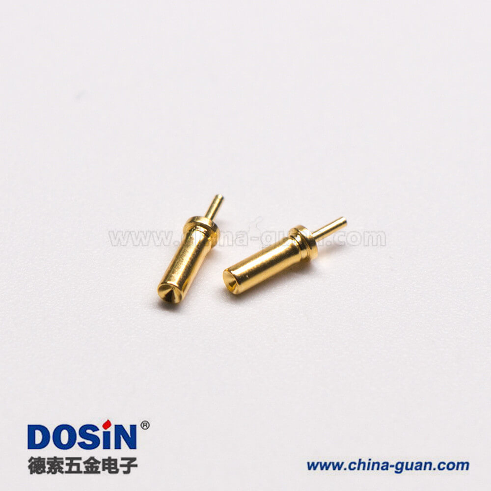 單頭Pogo Pin異形系列T型鍍金黃銅連接器 單頭Pogo Pin異形系列T型鍍金黃銅連接器