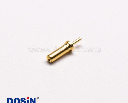 單頭Pogo Pin異形系列T型鍍金黃銅連接器