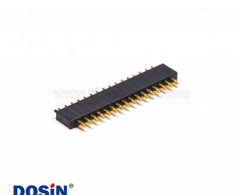 多Pin連接器雙頭系列16芯單排2.54MM間距Pogo Pin連接器
