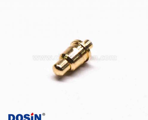 Pogo Pin探針式異形系列直式黃銅鍍金單芯連接器