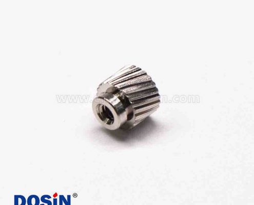 五金件螺母鍍鎳黃銅表面滾斜紋