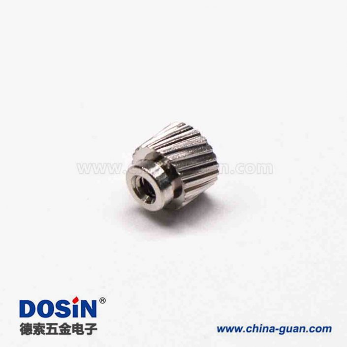 五金件螺母鍍鎳黃銅表面滾斜紋