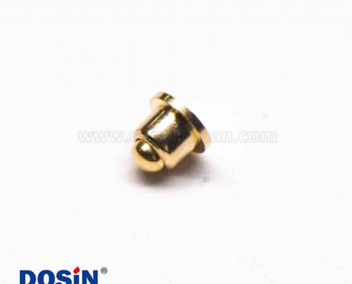 Pogo Pin電鍍金異形系列單頭黃銅側(cè)放式直式連接器
