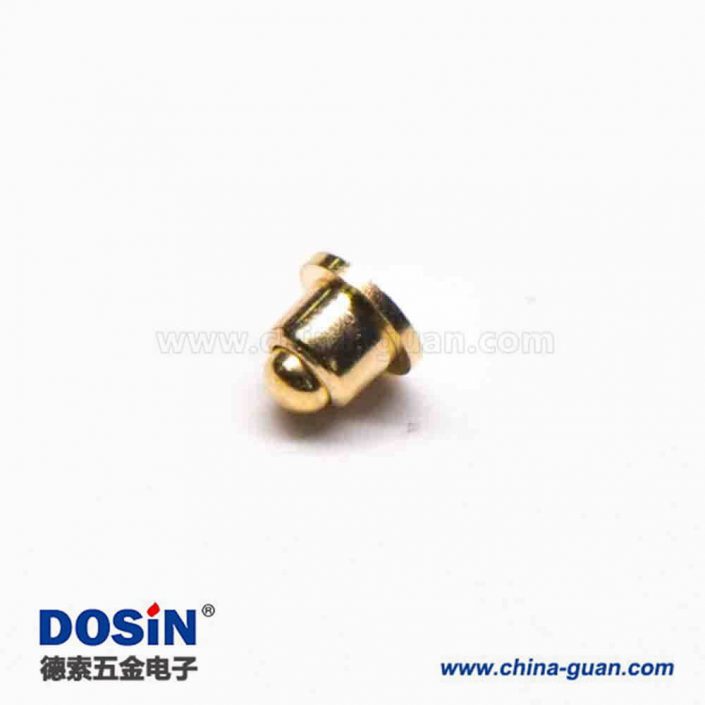 Pogo Pin電鍍金異形系列單頭黃銅側(cè)放式直式連接器