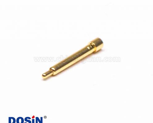 單頭Pogo Pin連接器側(cè)放式異形系列黃銅焊接單芯鍍金
