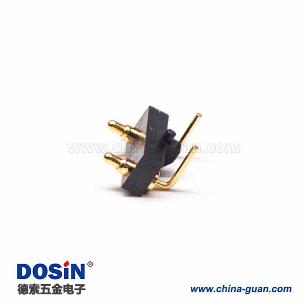 連接器彈簧針PogoPin連接器多Pin系列間距2.54MM折彎式8芯 連接器彈簧針PogoPin連接器多Pin系列間距2.54MM折彎式8芯