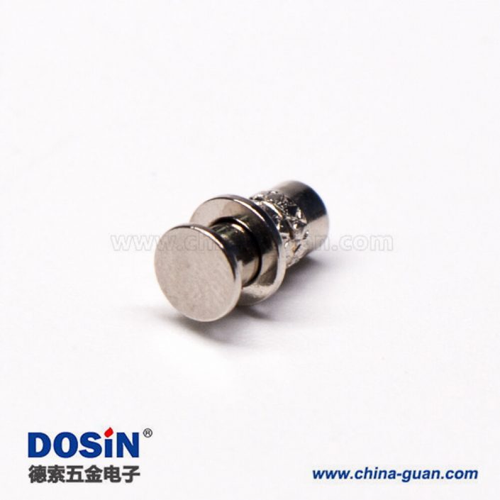 Pogo Pin插件式黃銅單芯鍍金異形系列P型連接器