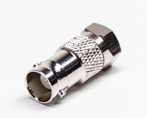 BNC轉(zhuǎn)F頭公轉(zhuǎn)母轉(zhuǎn)接頭直式連接器鍍鎳